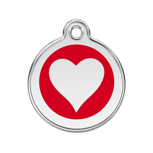 red heart tag
