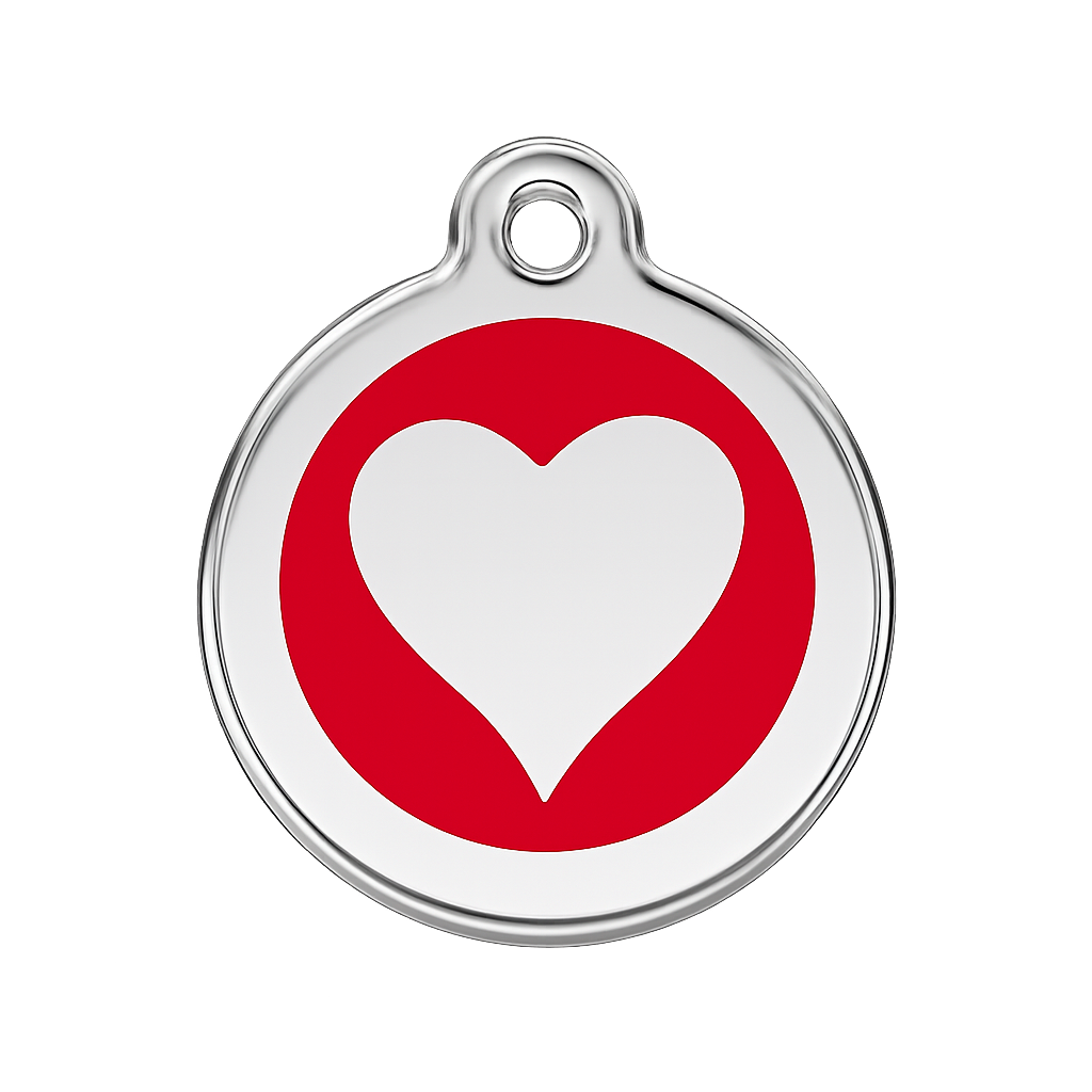 red heart tag