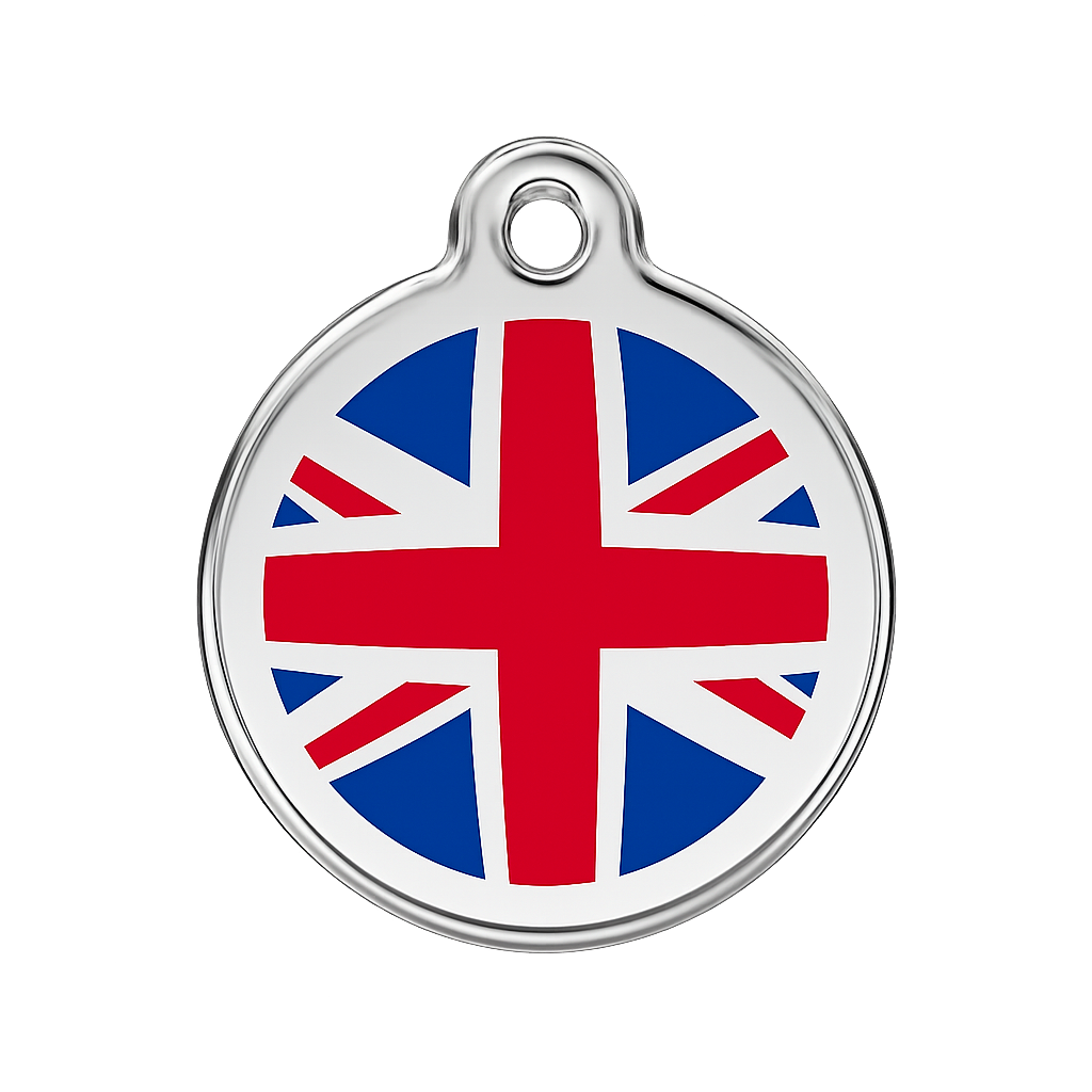 union jack dog tag